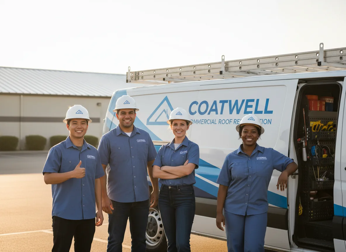 Commercial roof coating company in Arkdale, WI